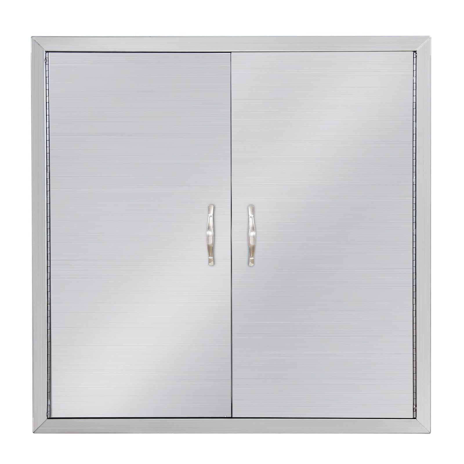 Towallmark Outdoor Kitchen Doors,BBQ Double Access Door, Stainless Steel Access Door for BBQ Island, Grilling Station, Outside Cabinet