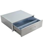 Towallmark Outdoor Kitchen Drawers, Stainless Steel Single Access BBQ Drawers with Chrome Handle, 30" W x 10" H x 23" D