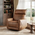 thumbnail image 1 of Towallmark Power Recliner Chair, Swivel Rocker Chair for Adults, Upholstered Fabric Glider Recliner Nursery Chair with USB Ports, Ergonomic High Back Single Sofa Seat for Living Room, 1 of 9