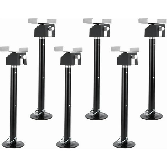 Towallmark RV Slide Out Support Jacks, Set Of 4 Heavy Duty 10000LBS Stabilizer Jacks, 21 34 Inch Quick Lift Adjustable, Power Drill Hand Crank Compatible For Campers Travel Trailers