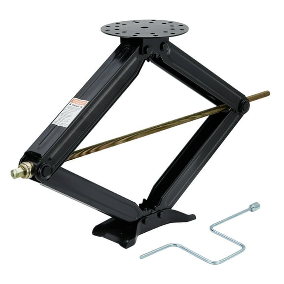 Towallmark Scissor Jacks for RV Leveling - Heavy Duty 1-Pack, 5000lb Capacity & 30” Height, Stabilizing Jacks for Trailers, Campers, 5th Wheels