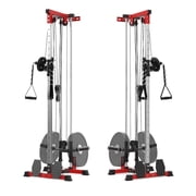 Towallmark Wall Mount Pulley System, Home Gym, Cable Machine, LAT Pulldown with 20 Adjustable Positions, Cable Crossover for Strength Training