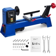 Towallmark Wood Lathe, Benchtop Wood Lathe Machine,Infinitely Variable Speed 1040-2980 RPM, Wood Turning Lathe Machine with Wrench & 2 Chisels for Woodworking, Woodturning