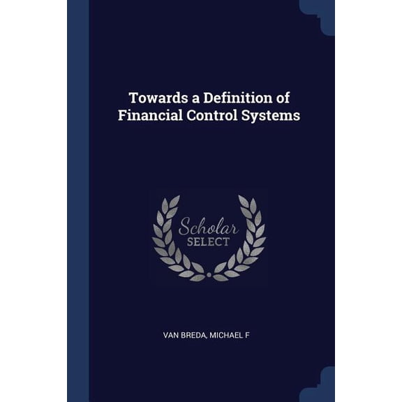 Towards a Definition of Financial Control Systems (Paperback)