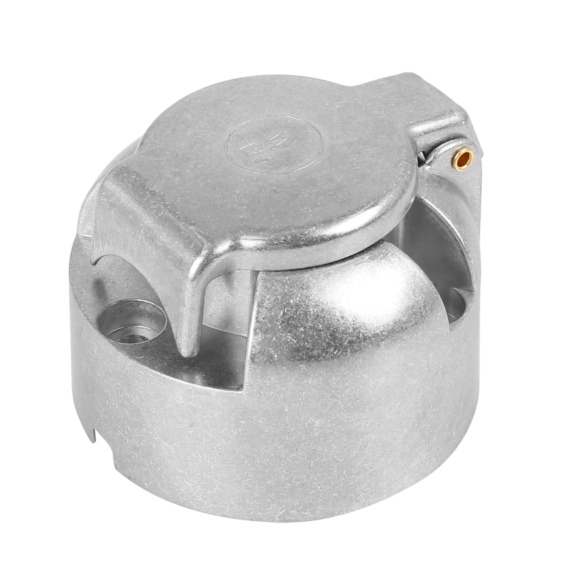 Towbar 7Pin Metal Trailer Socket Lights Connectors Electrics Adapter