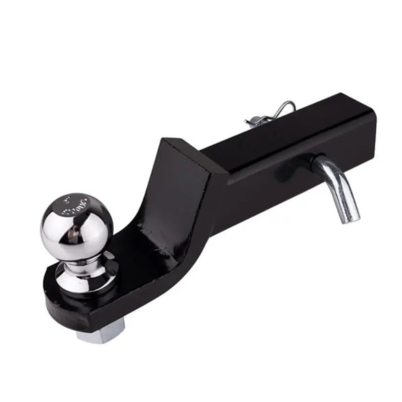 Towbar Tongue Ball Mount With Towball And Hitch Pin RV Hitch 2 Inch Receiver With 6000 Pound Capacity Mount Solid Trailer Hitch ,Universal Fit