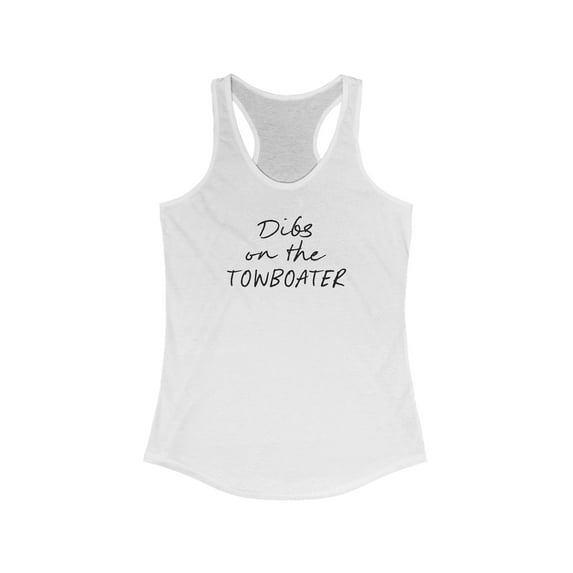 Towboater Wife Girlfriend Line Boater Tow Tank Top Gifts Shirt Womens