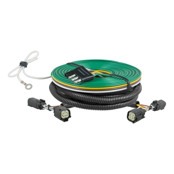 CURT 58910 Custom Towed-Vehicle RV Wiring Harness for Dinghy Towing, Select Chevrolet Colorado, GMC Canyon