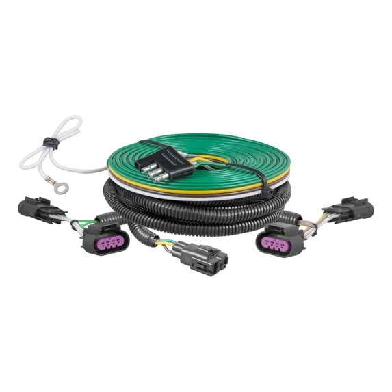 CURT 58900 Custom Towed-Vehicle RV Wiring Harness for Dinghy Towing, Select Chevrolet Equinox, GMC Terrain