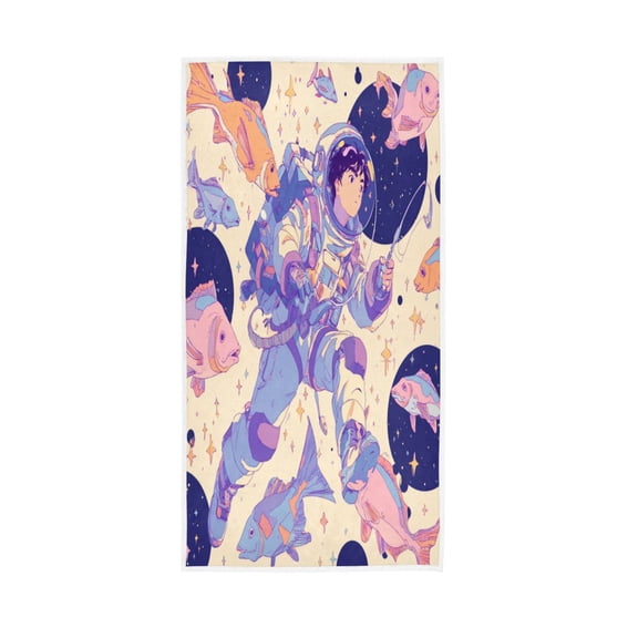 Towel 30x15 Inch Face Towel Hand Towel Bath Towels Hand Bath Towels Single-Sided Printed Towels, Lightweight, Breathable and Absorbent Astro Boy Anime