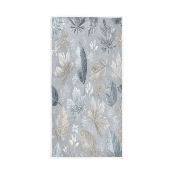 Towel 30x15 Inch Face Towel Hand Towel Bath Towels Hand Bath Towels Single-Sided Printed Towels, Lightweight, Breathable and Absorbent Frozen Fallen Leaves Design