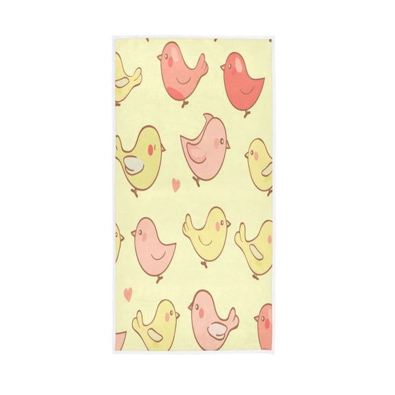 Towel 30x15 Inch Face Towel Hand Towel Bath Towels Hand Bath Towels Single-Sided Printed Towels, Lightweight, Breathable and Absorbent Multicolor Bird