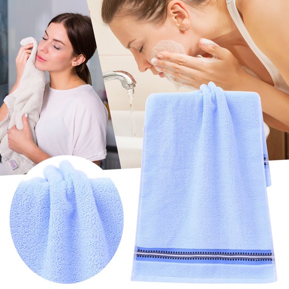 Towel Absorbent Clean And Easy To Clean Cotton Absorbent Soft Suitable For Kitchen Bathroom Living Room Polyester Towel,A,Cotton