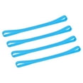 thumbnail image 1 of Uxcell Towel Bands(4 Pack), Rubber Towel Clips for Storage Towel, Sky Blue, 1 of 7