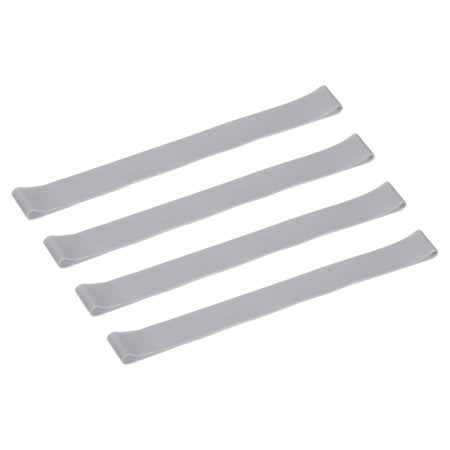 Towel Bands 4Pcs, Rubber Towel Clips for Travel, Beach Vacation, Grey