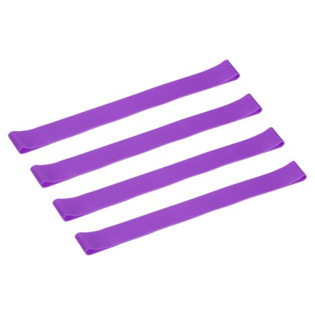 Towel Bands 4Pcs, Rubber Towel Clips for Travel, Beach Vacation, Purple