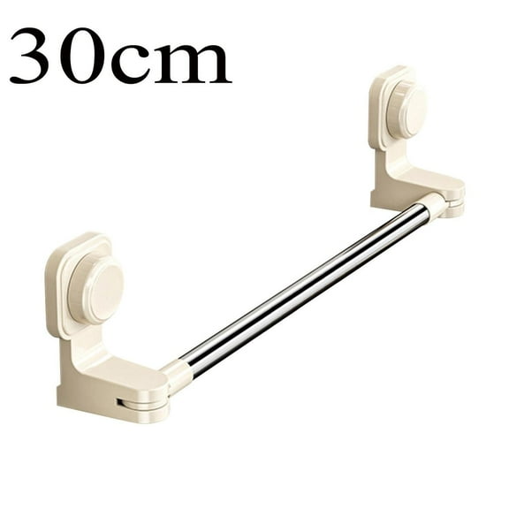 Towel Bar For Bathroom Wall,Towel Rod,Towel Bar For Bathroom Wall,Suction Cup Towel Bar,Suction Towel Bar,Suction Cup Towel Holder,Suction Cup Towel Bar(Beige 11.81*2.76*4.33in)from ANMUYUM
