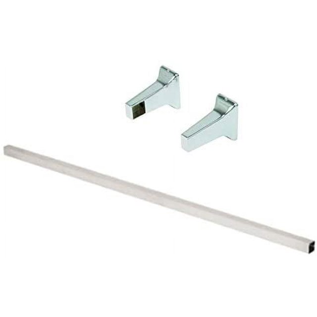 Towel Bar Bracket Satin Nickel Concealed Screw Mount 24" x 3/4