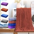 thumbnail image 1 of Towel Bath Towel High Density Fleece Towel Soft Absorbent Washcloth Quick Dry Thick Towel for Bathroom Gym Spa Hotel Home Bath Sheet （Gray）, 1 of 7