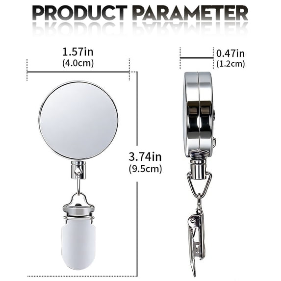 Towel Clip, Retractable Kitchen Towel Holder, Wall Mounted Towel Hook with Strong Adhesive Auto Rewind for Kitchen Bathroom (Black+Silver2), 4X2In, 2Pcs