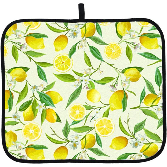 Towel Cloth Dish Drying Mat for Kitchen with Foam Rectangle Fruit Shape 400x455x3.5mm
