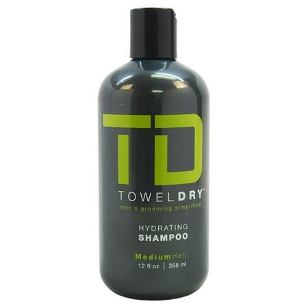 Towel Dry Hydrating Shampoo, Medium Hair, 12 oz