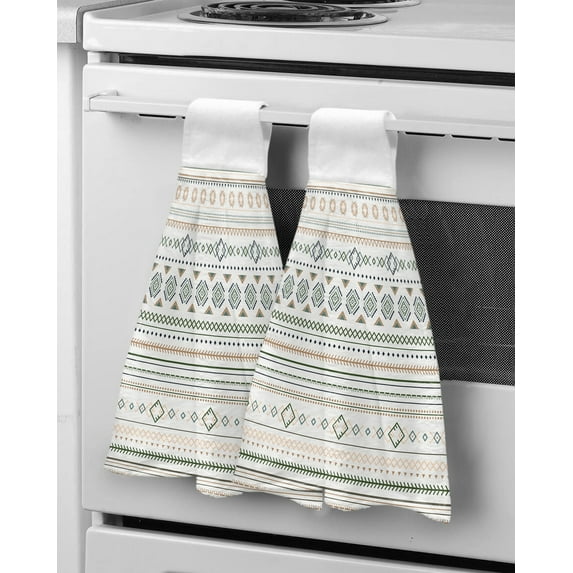 Towel Dry Quick Kitchen Bathroom for Towel Hanging Fabric Microfiber Towel Hand Golden Rose Flower