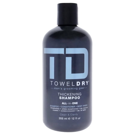 Towel Dry Thickening Shampoo, Fine Hair, 12 oz