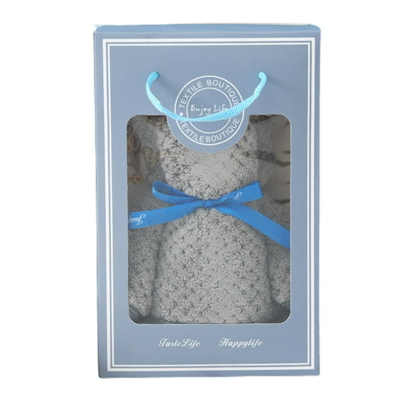 Towel Gift Set - Ultra Soft High Density Fleece, 14x30 Inch Warp Knitted Pineapple Design, Quick Dry (0-5s) for Bath/Decor, Machine Washable L