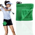 thumbnail image 1 of Towel Golf Cleaning, Clip Quick-Dry, Club with Putting Style Design, Supply for Husband Father, Women Men Accessory, Useful Piece for Boyfriend Him Daily Use Outdoor Home Sports Course Equipment, 1 of 4