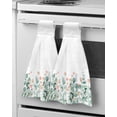 thumbnail image 1 of Towel Hand Absorbent Soft Kitchen Towels Microfiber Dry Quick Towel Hand Leaf Green Plant, 1 of 6