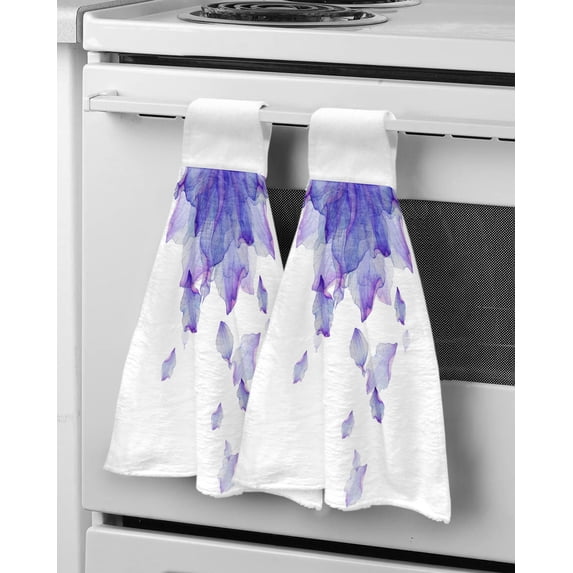 Towel Handkerchief Room Washing Towel absorbent Strong Towel Hand Kitchen Style Pastoral Yellow Lemon Fruit