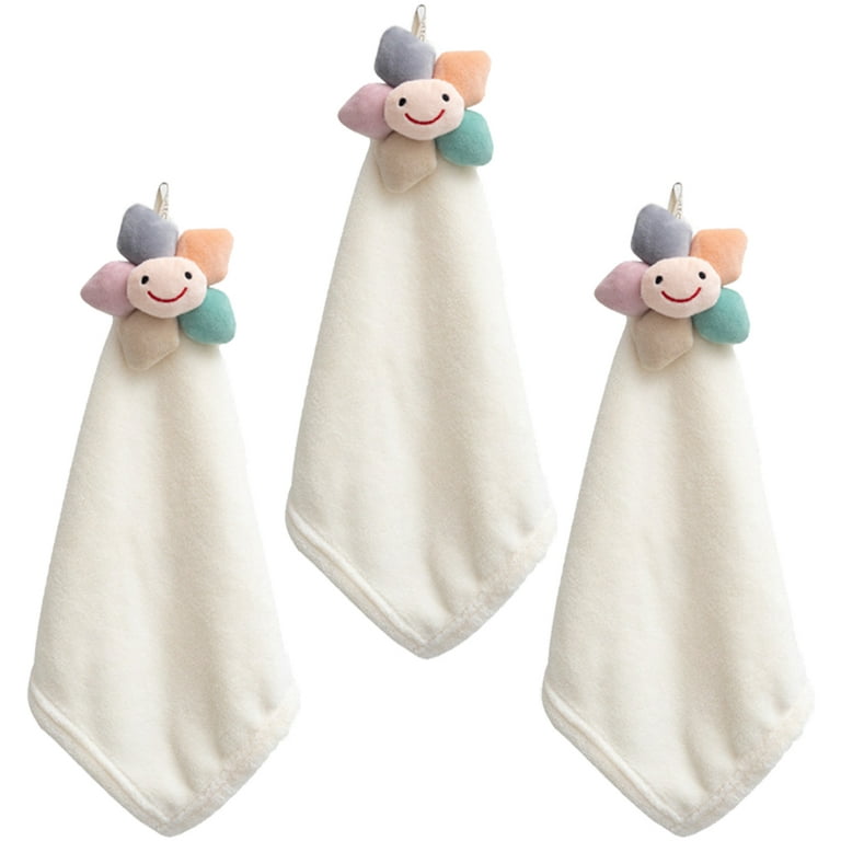  Hipruict Towel with Hanging Loop, Hanging Hand Towels, 5 Pieces  of Bamboo Towels, Soft and Strong Absorbent Kids Bathroom Towels, Suitable  for Baby Care, Kitchen Scrubbing : Home & Kitchen