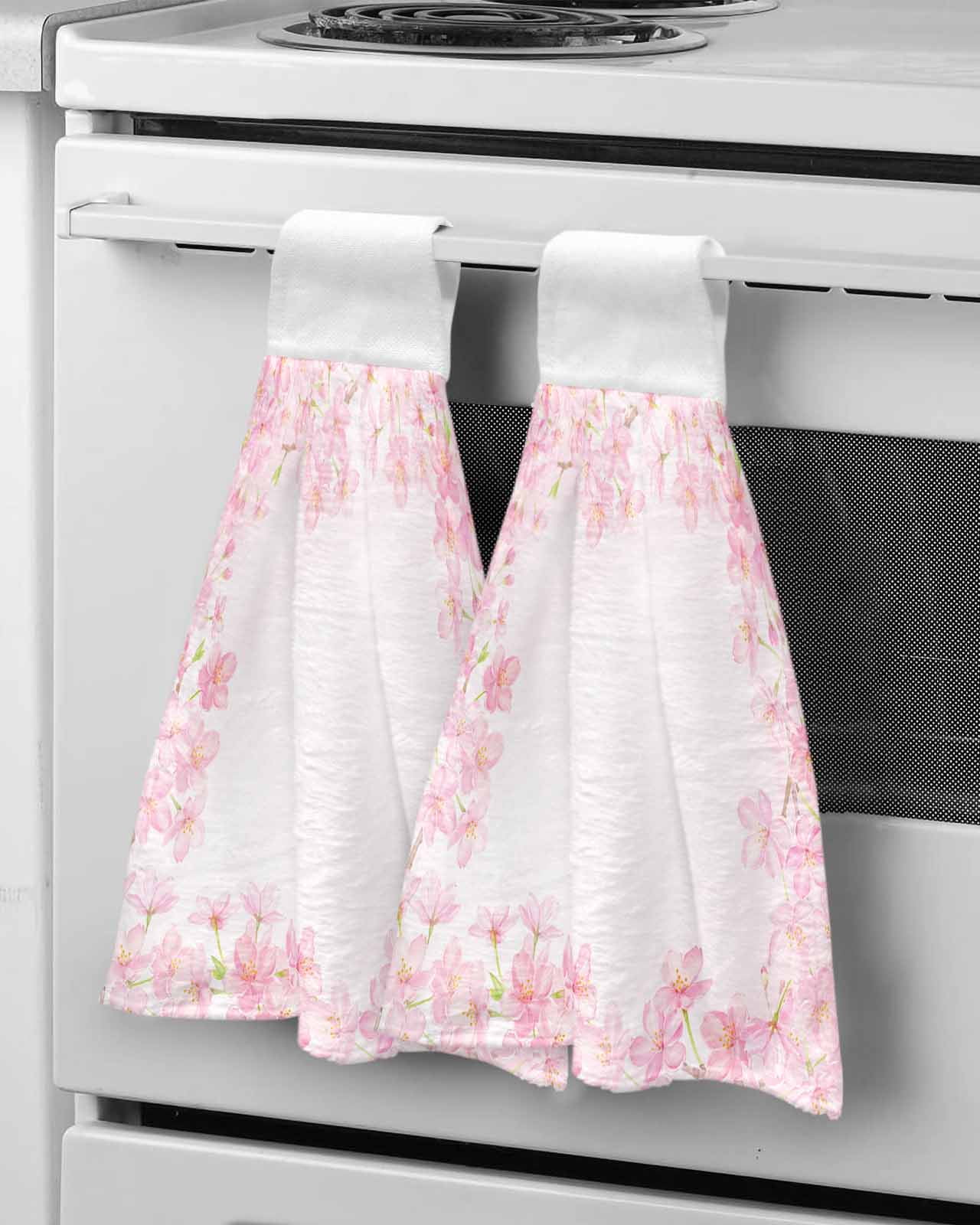 Towel Hanging Rag Quick towels Cherry Cleaning Cloth Kitchen Hanging ...