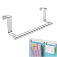 thumbnail image 1 of Cabinet Towel Holder,304 Premium Thicken Stainless Steel Kitchen Over Cabinet Door Shower Accessories Room Rack Sliver Towel Holder Bar for Bathroom Wall Mount （9.4 inches long）, 1 of 7