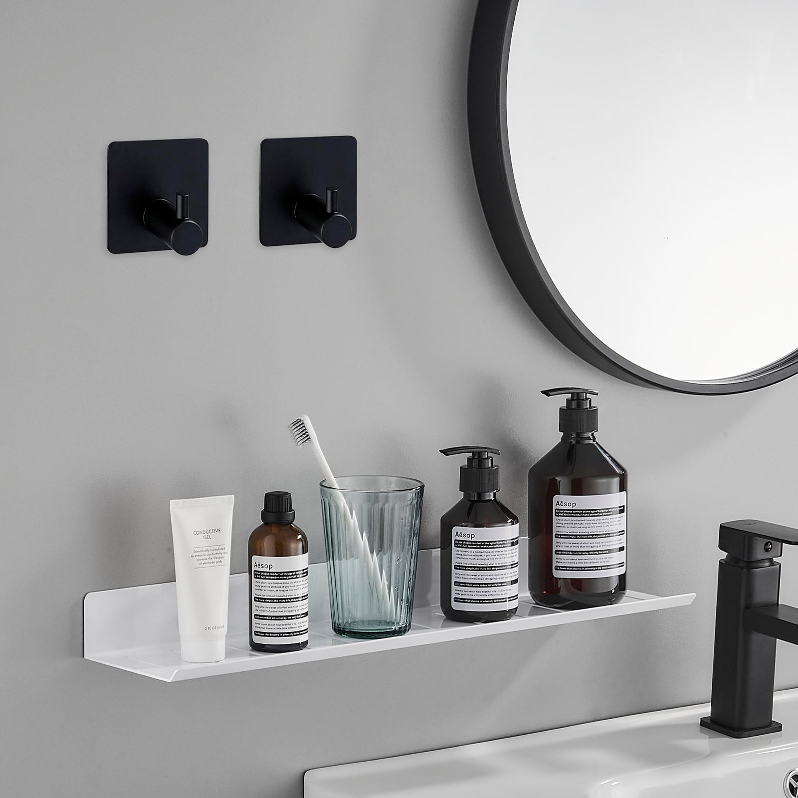 Towel Hooks for Bathrooms, Wall Hooks for Hanging Stainless Steel Towel Hooks for Bathrooms ...