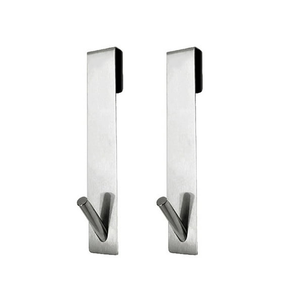 Towel Hooks for Glass Shower Door ,Hanger Drilling-Free Over Door Hooks for Bathroom Frameless Glass Shower Door for Bathtub Wall Hanging Washcloth Towel Rack 2 Pack