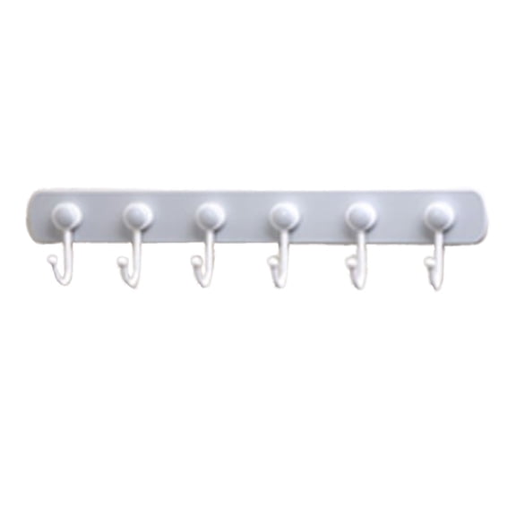 CIMAXIC Strong Adhesive Hook Grey Wall Mounted No Damage Hooks for Hanging Towels Hats Scarfs