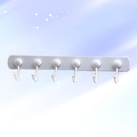 TABLZONE Heavy Duty Plastic Wall Hooks with Strong Adhesive, No Drilling Required, Perfect for Hanging Clothes and Accessories