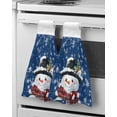 thumbnail image 1 of Towel Kitchen r Christmas Cloth Cleaning Dry Quick Cloth Hanging Microfiber Towels Hand Man Gingerbread Candy Christmas, 1 of 7