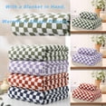 thumbnail image 1 of Towel Oversized Towel Checkerboard Grids Velvet Bath Towel Thickening Does Not Lose Hair Bibulous Big Bath Towel for Home Use for Beach and Camping,Home Essentials, 1 of 4