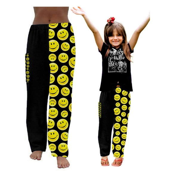 Towel Pants for Swimmers – Cotton Terry Towel Pants – Beach Coverup – Resort Wear – Swim wear - Smiley Face Pattern