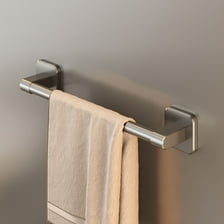 Moen Genta Brushed Nickel Silver Towel Bar 18 in. L Zinc - Walmart.com