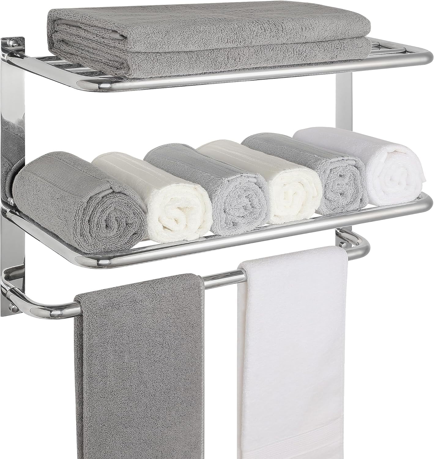 Brushed Nickel Towel Racknull
