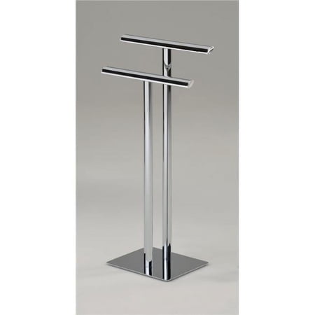 Towel Rack - Chrome, 32.5 x 16 x 10 in.