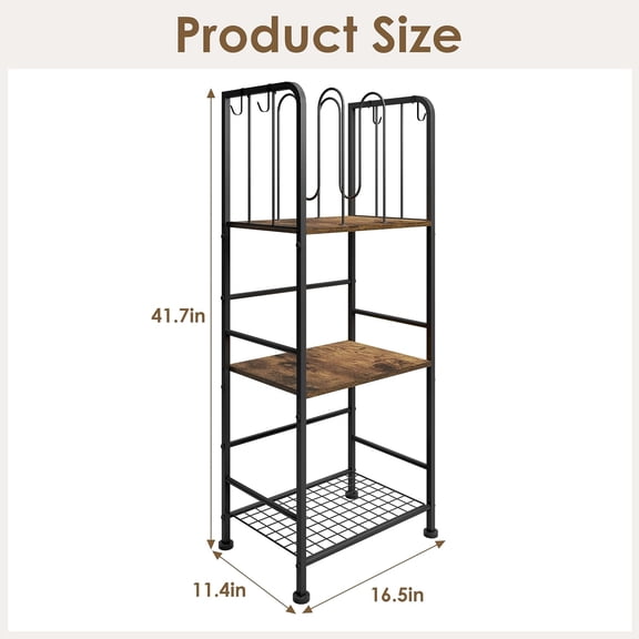 Towel Rack Free Standing 3-Tier M-Shaped Detachable Dividers,  Metal Towel Holder, Pool Items Holder, Space-Saving Storage Organizer, Modern Bath Towel Shelf for Bathroom Patent Pending