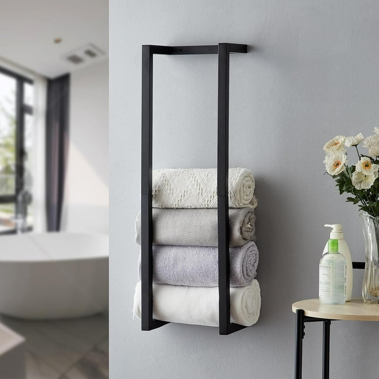 Towel Rack for Rolled Towels, Towel Rack for Bathroom,Wall Mounted