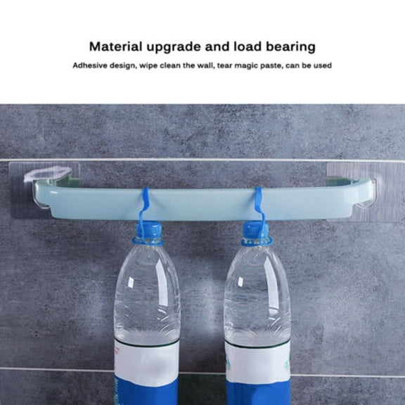 Towel Rack, Self Adhesive Towel Bar, Stick On Towel Bar, Adhesive Towel Holder, Bathroom Towel Holder Adhesive, Small Towel Bar, Shower Washcloth Holder, Modern Style Towel Tack 1Pcs