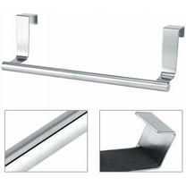 Towel Rack for Cabinet,Strong Stainless Steel Towel Hanger,Kitchen Over Cabinet Towel Bar Holder,9 Inch Brushed Towel Rack for Bathroom,Wide
