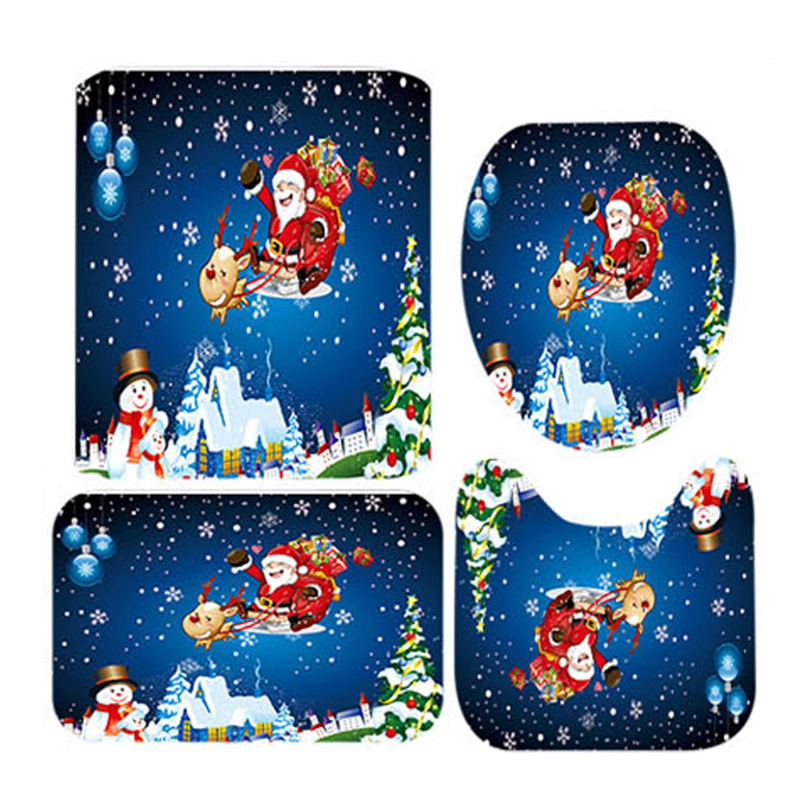 Towel Rack for Door Bathroom Shower Curtain Toilet Lid U Shaped Mat